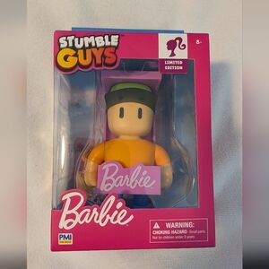 New In Box Barbie Stumble Guys Limited Edition Figure in Pink Box - FAN GUY